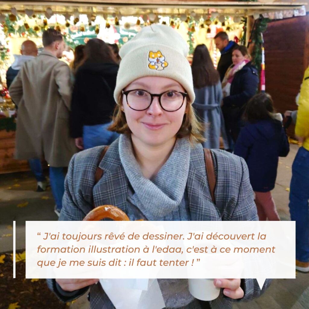 Photo de Manon, ancienne élève en illustration